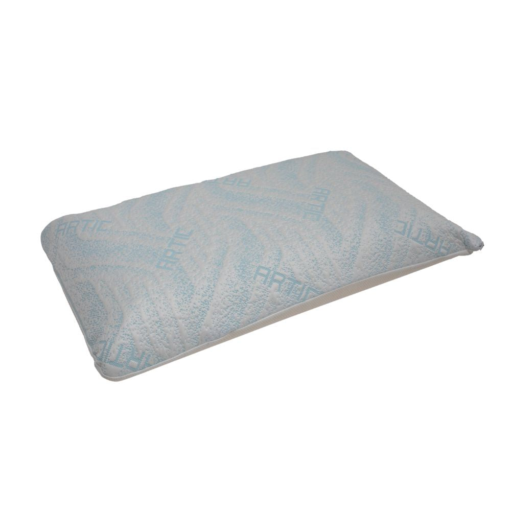 Memory-Schaumkissen mit abnehmbarem Bezug, Farbe Weiß, 72x42x13H cm