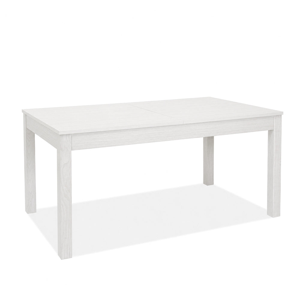Tavolo allungabile colore bianco frassinato 160x90 cm - Elindo