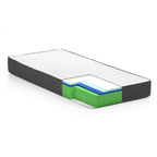 Matelas une place et demie 120x190 24h cm en mousse à mémoire de forme - Ittrio