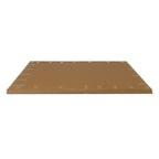 Rete ortopedica matrimoniale 160x190 con piedini in legno e telaio in acciaio fornita in cartone Flic New