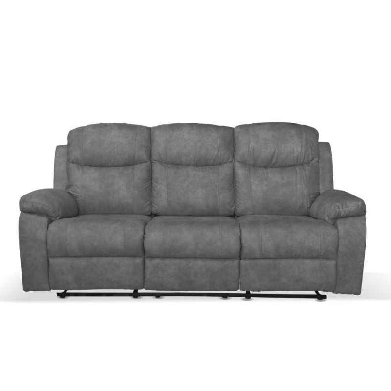3-Sitzer-Relaxsofa, Stoffbezug, dunkelgrau - Chicago