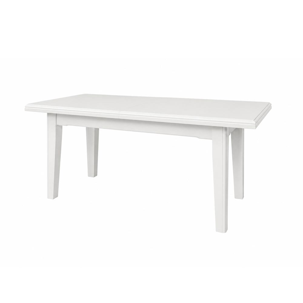 Tavolo allungabile laccato bianco opaco 180 cm - Ligure