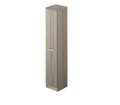 Scarpiera armadio con anta e ripiani colore olmo 36x182H cm - Gabriella