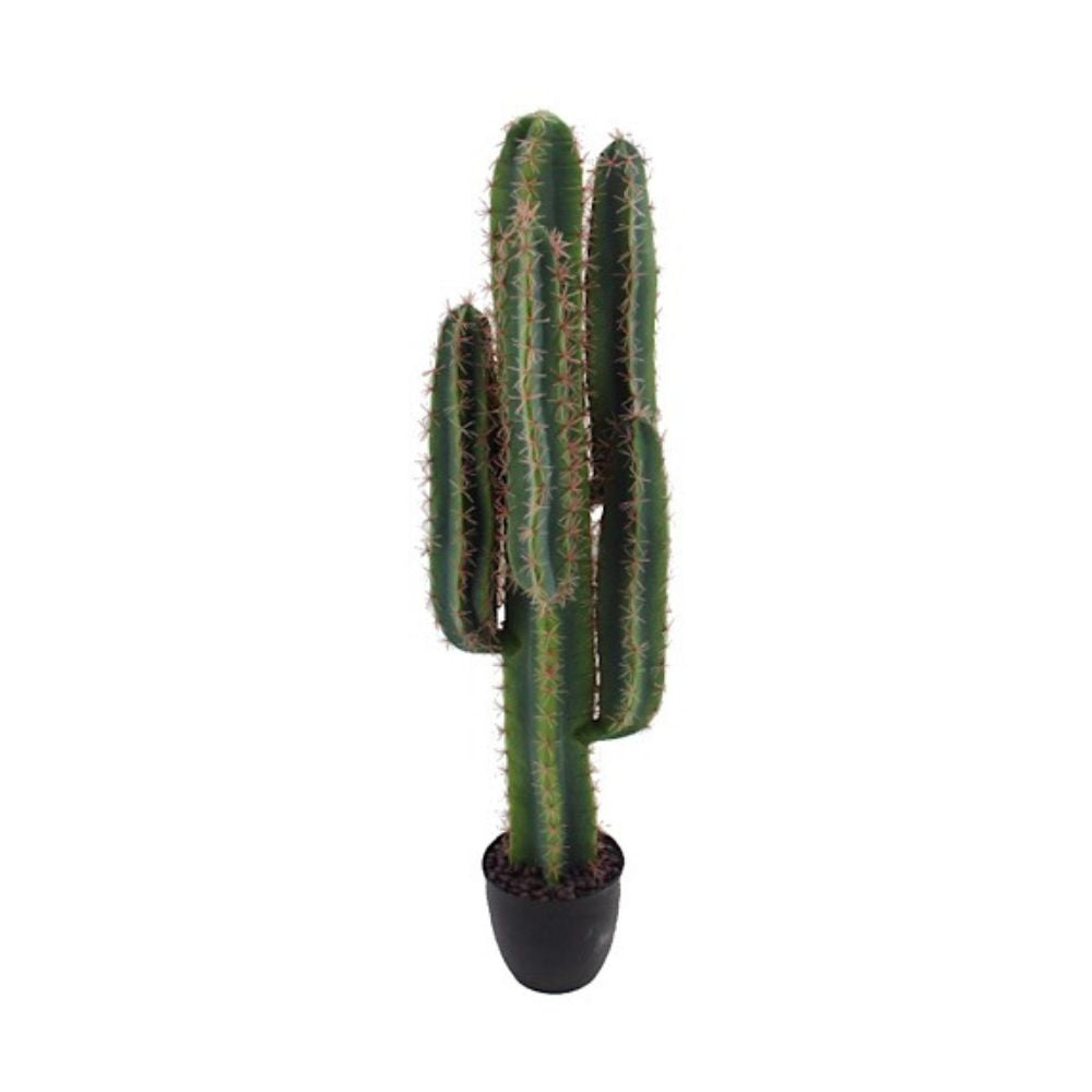 Plante artificielle Cactus effet réaliste 108H cm avec pot
