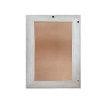 Specchiera rettangolare con cornice quercia bianco 102x65 cm. Loto