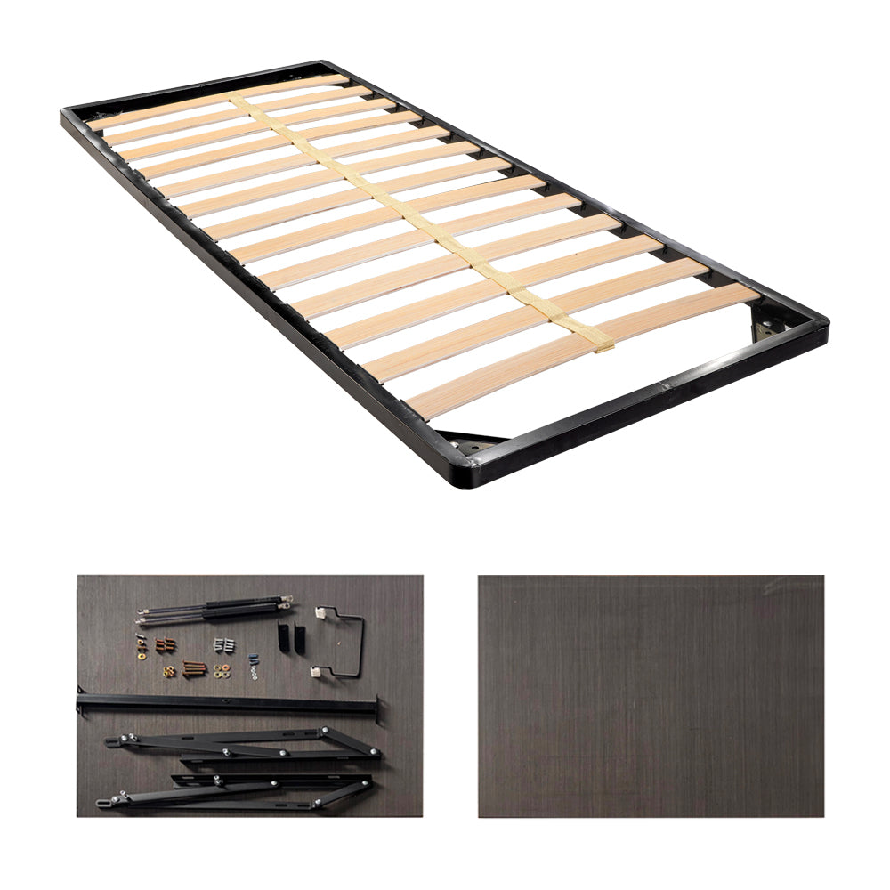 Kit completo letto contenitore singolo 80x190 cm