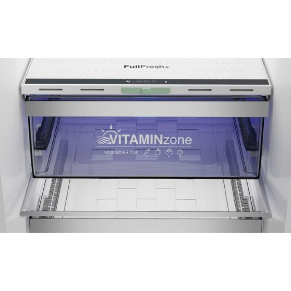 Réfrigérateur congélateur pose libre total no frost 324l couleur dark inox - Grundig GKPN66840LXRW
