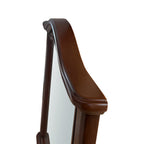 Specchiera classica 86x95 cm con cornice sagomata colore noce Cloe