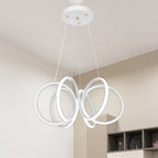Lampada a sospensione LED forma spirale colore bianca Ilya MDL4439
