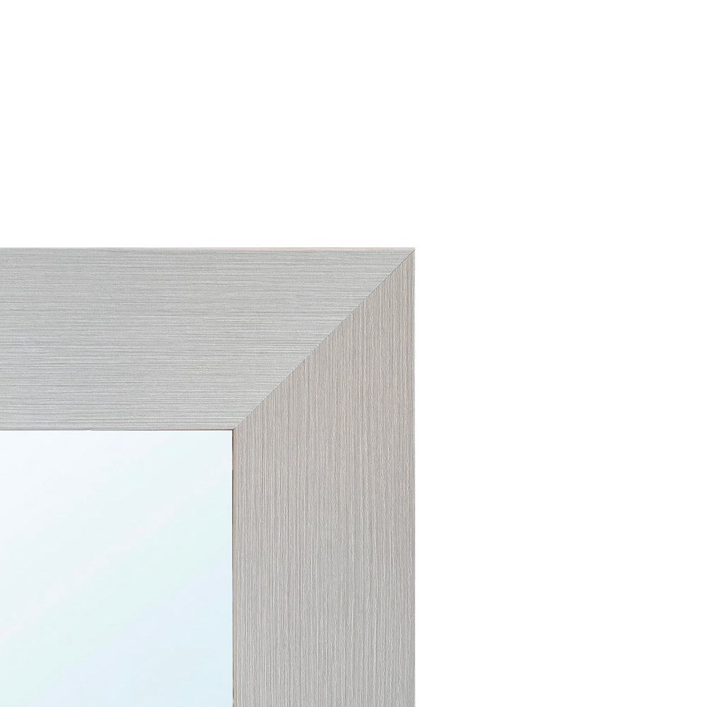 Specchiera rettangolare con cornice larice beige 102x65 cm. Loto