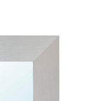 Specchiera rettangolare con cornice larice beige 102x65 cm. Loto