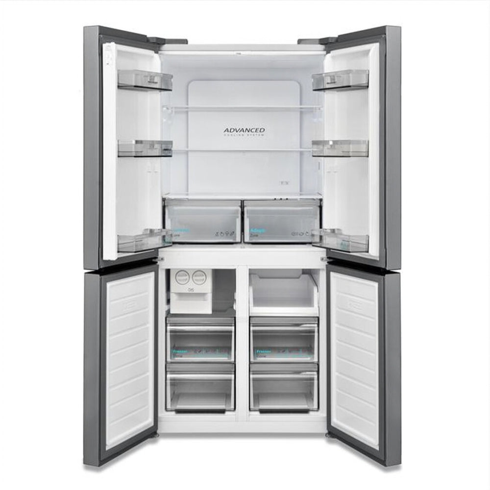 Frigorifero side-by-side libera installazione 4 porte 488 L inox classe E SHARP SJ-NFA15IMXPE
