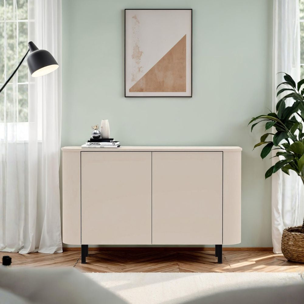 Madia 2 ante cashmere 130x43x85 cm con apertura push pull Marini