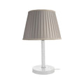 Lampada da tavolo in vetro colore bianco Piray