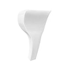 Piede in plastica bianco 20 cm per divani e poltrone PIEDEBIANCO