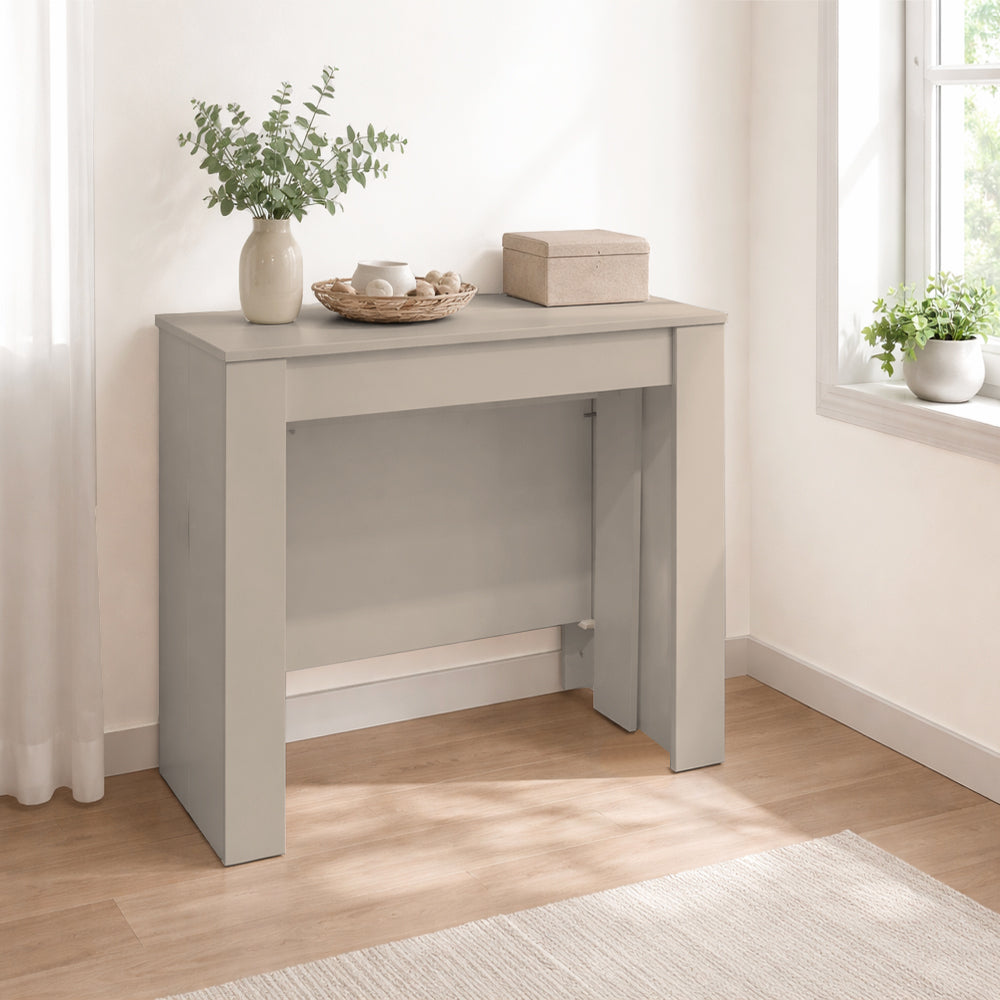 Console extensible 90x50x76h cm couleur cachemire Ofelia