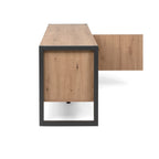 Mobile porta TV 160x55h cm colore quercia e antracite - Denver 54