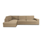 Copridivano angolare 350-500 cm sinistro colore beige - Jaz
