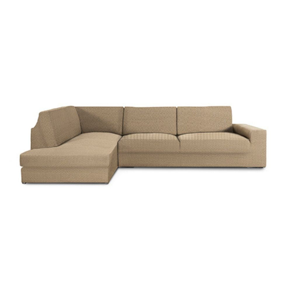 Ecksofa-Überwurf 350-500 cm links beige - Jaz