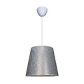 Lampada a sospensione in tessuto grigio - Conic ASZ0777