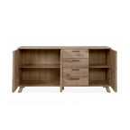 Sideboard 175 cm mit 3 Türen und 4 Schubladen Eiche - Wellington51A