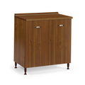 Base cucina con 2 ante colore noce antico 80x50x85H cm