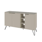 Madia 3 ante 142x35,5x83h colore sandstone Clara