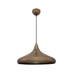Lampada a sospensione 90h in metallo colore bronzo Navada