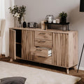 Sideboard 175 cm mit 3 Türen und 4 Schubladen Eiche - Wellington51A