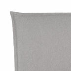 Letto matrimoniale con contenitore in tessuto grigio chiaro Line