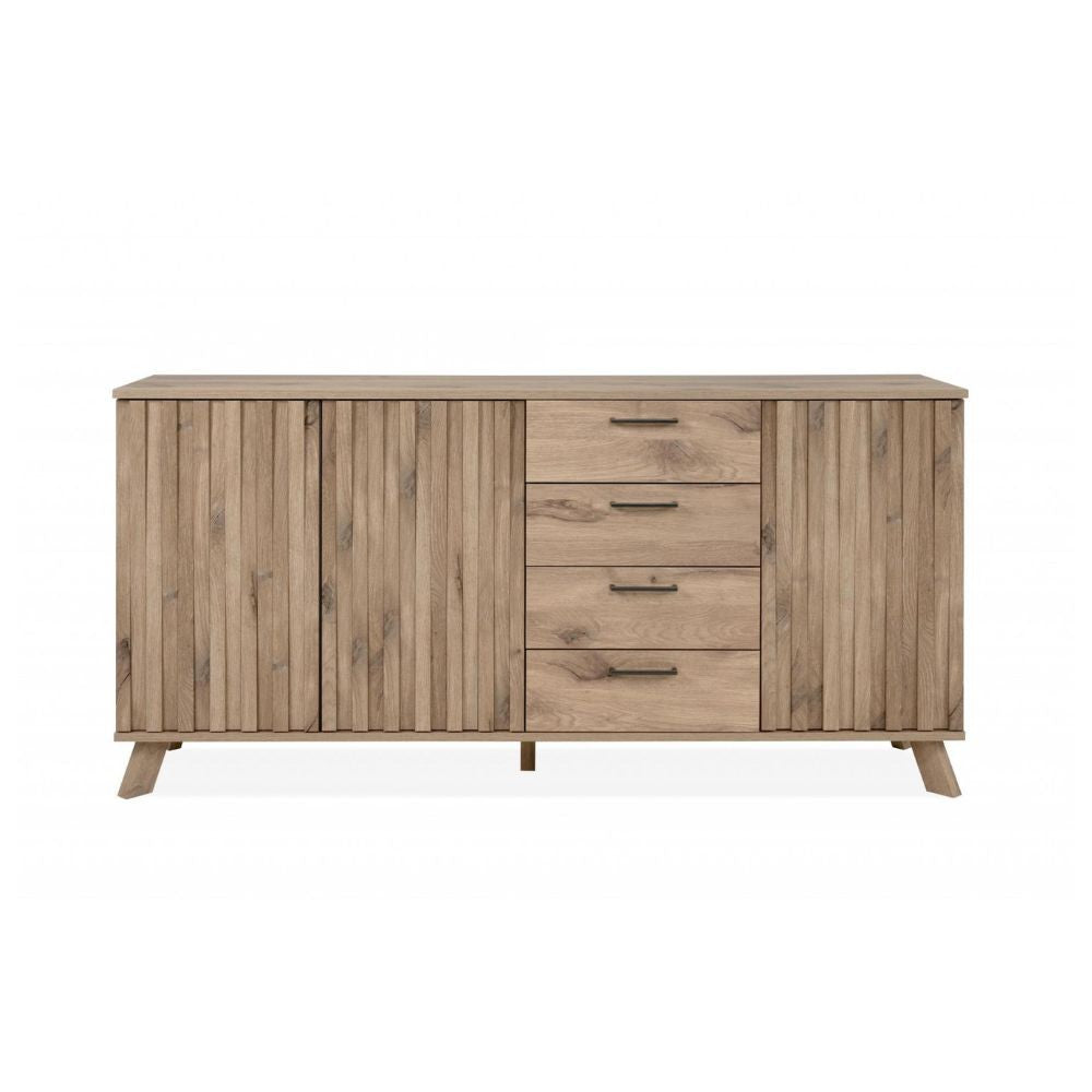Sideboard 175 cm mit 3 Türen und 4 Schubladen Eiche - Wellington51A
