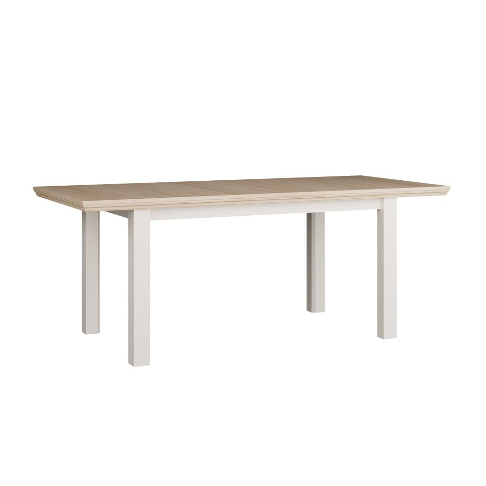 Tavolo allungabile 150/200 cm colore rovere e bianco Essenza