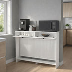 CONSOLE CACHE RADIATEUR OPELYA 130 CM AVEC DEUX TIROIRS COULEUR BLANC