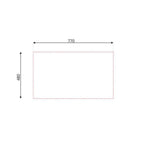Lavello singolo in acciaio inox satinato con gocciolatoio destro 79x50 cm - Samet Classic 273