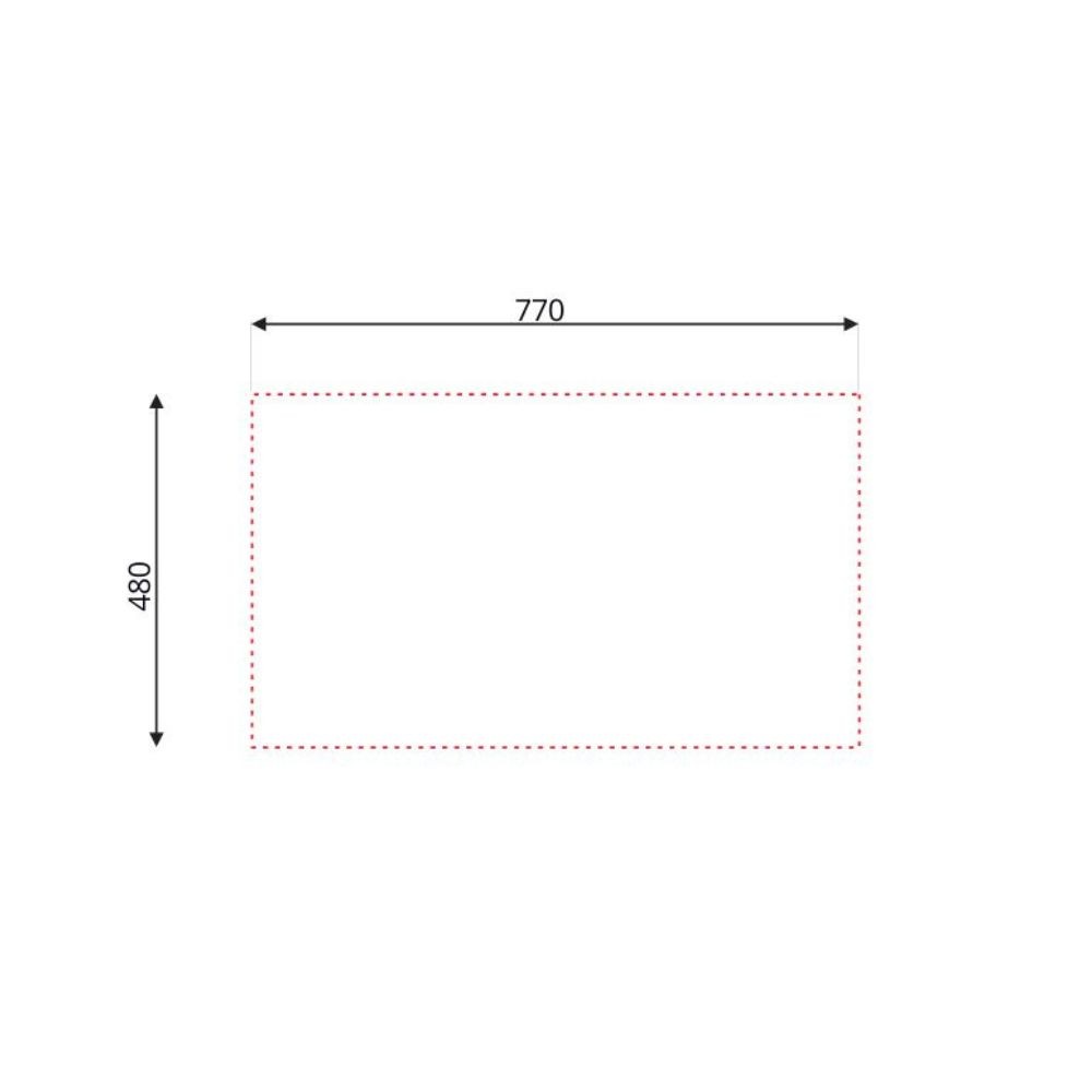 Lavello singolo in acciaio inox satinato con gocciolatoio destro 79x50 cm - Samet Classic 273