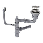 Lavello cucina da incasso una vasca 74x45x20H inox spazzolato SA3541 con accessori