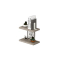 Paire d'étagères couleur orme 45x23 cm avec supports