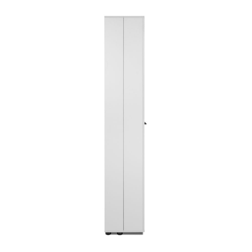 Scarpiera a 2 ante con scomparti colore bianco 74x181H cm - Magika