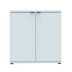 GNMK221-U58 MEHRZWECKSCHRANK MIT ZWEI TÜREN HELLGRAU L80CM3