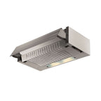 Cappa da incasso 60 cm estraibile colore alluminio - Samet