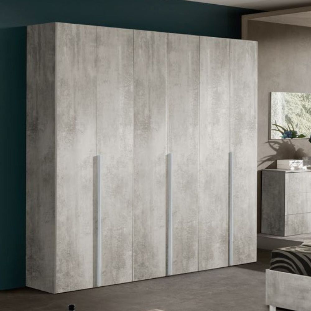 Armadio con 6 ante colore ossido 241x240H cm - Saturn