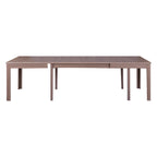 Tavolo allungabile 160x90 colore grigio larice con gambe centrali in legno massiccio Lipsia