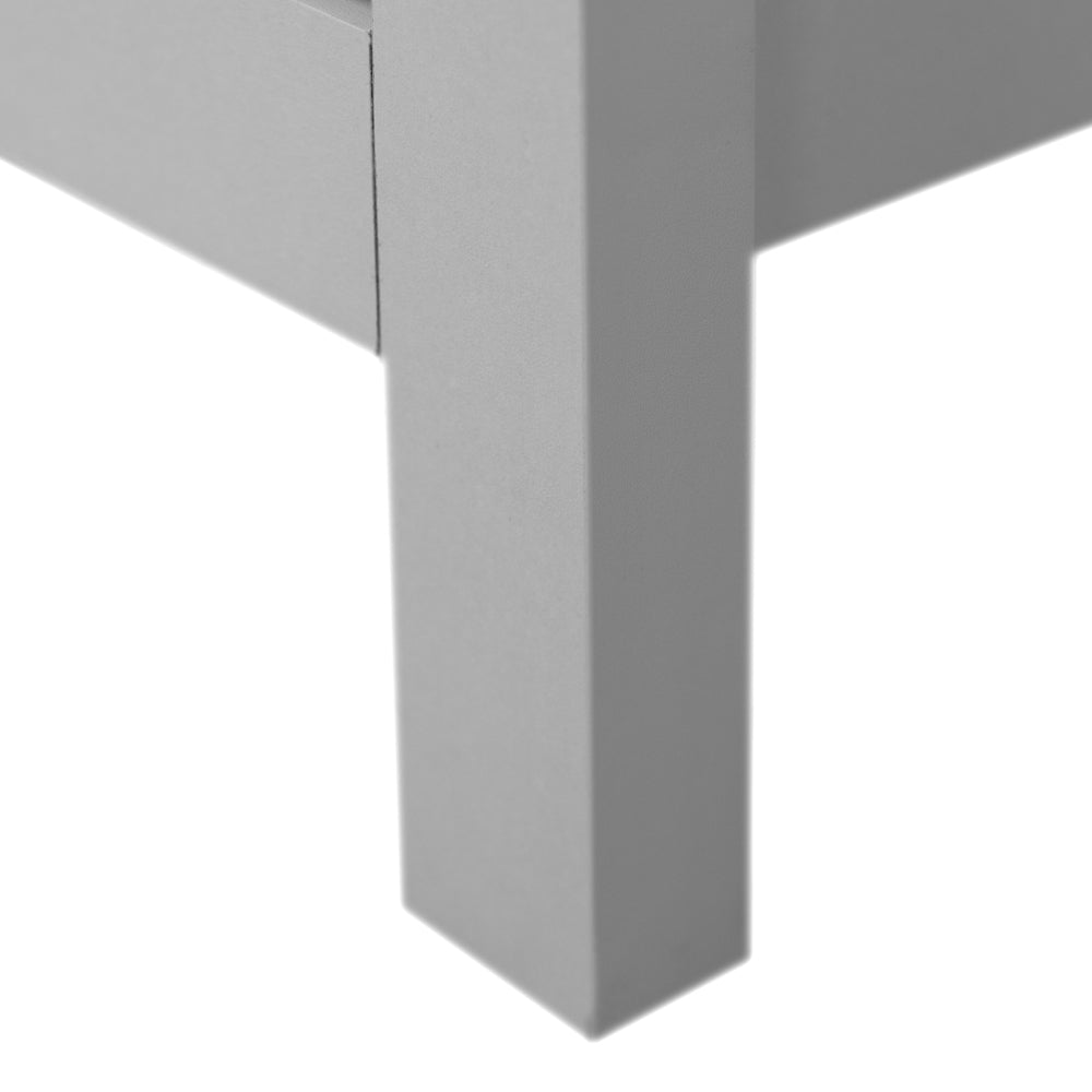 Comodino con 2 cassetti colore bianco 39x30x54H Karlstad61A