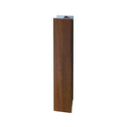 Giunzione lineare per zoccolo cucina PVC H 10 cm noce scuro GIUNZIONEH10NS