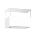 Cappa a isola 60 cm in cristallo color bianco - Samet Diamond