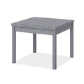 Ausziehbarer quadratischer Tisch, Zementfarben, 90x90 cm - Florenz