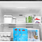 Frigorifero doppia porta inverter total no frost water dispenser 409 litri inox classe E Daya DMDP409INPDXE