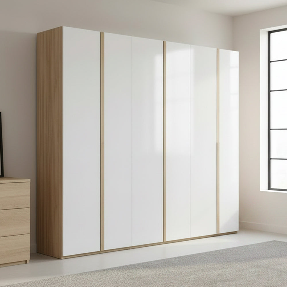 Armadio 273 cm con 6 Ante Battenti Melodia