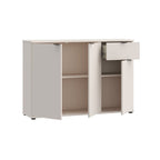 GNMK231L-U60 MEHRZWECK-UNTERSCHRANK MIT DREI TÜREN + 1 SCHUBLADE KASCHMIRFARBEN L120CM