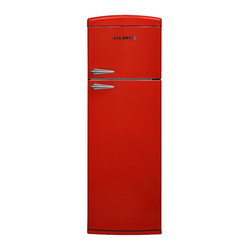 Réfrigérateur double porte 311L classe F couleur rouge rétro - Atlantic ATBM346R